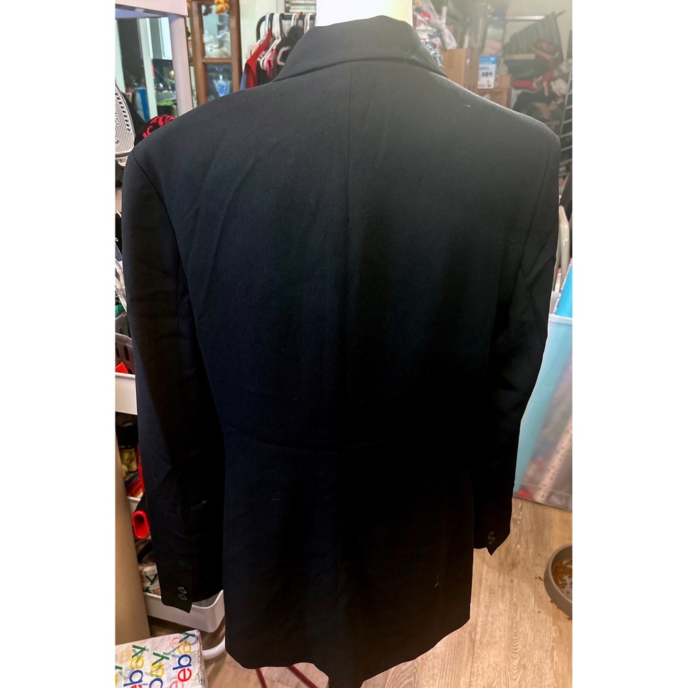 Liz Claiborne Collection Black Double Breasted Blazer Women Size 12 lightweight - Picture 6 of 14